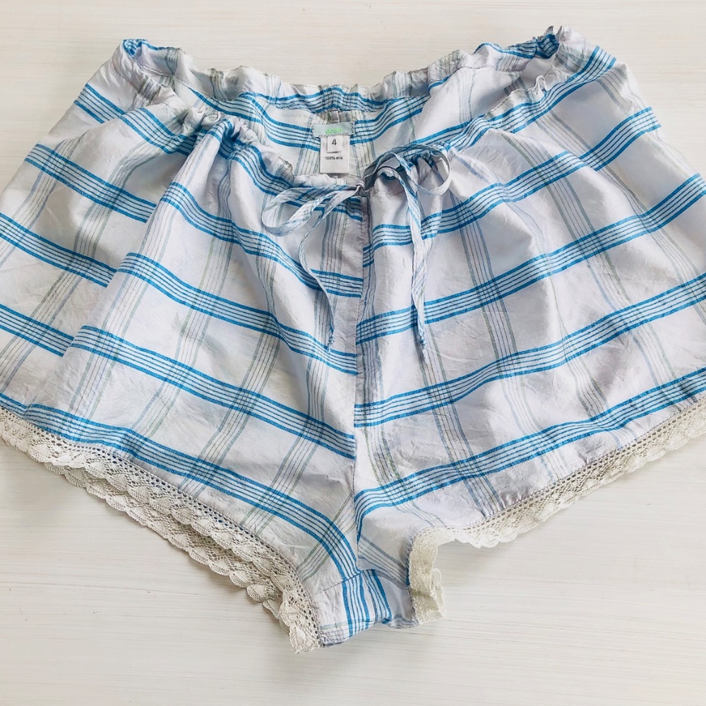 DOSA Silk Bottoms w/Lace Trim *never worn*